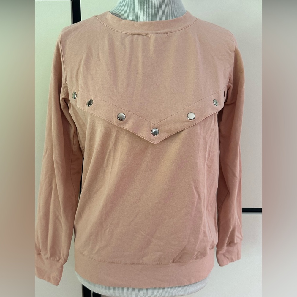 Teat & Cosset Pink nursing long sleeve top Maternity